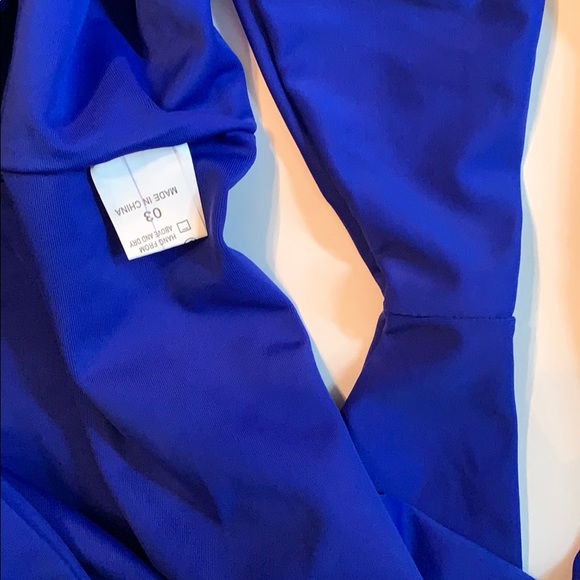 Royal blue side tie bathing suit size xl - Picture 4 of 6